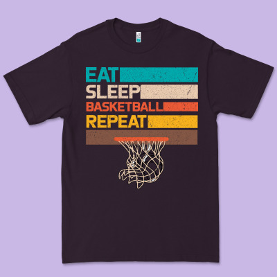Eat Sleep Basketball Repeat Premium Tee Designed By Bettercallsaul