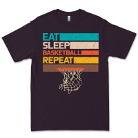 Plum Eat Sleep Basketball Repeat Premium Tee - Bettercallsaul