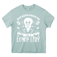 Arona lunch lady halloween ghost cafeteria worker all hallows' eve t shirt Heavy Core Tee - trangStudio