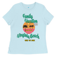 Baby Blue Family Vacation 2020 Read Or Not Virginia Beach Here We Come Ladies Tee - Bettercallsaul