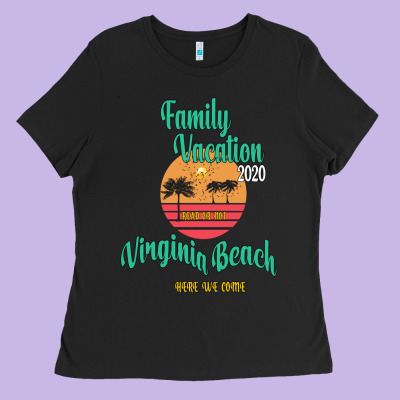 Family Vacation 2020 Read Or Not Virginia Beach Here We Come Ladies Tee Designed By Bettercallsaul