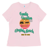 Bubblegum Pink Family Vacation 2020 Read Or Not Virginia Beach Here We Come Ladies Tee - Bettercallsaul