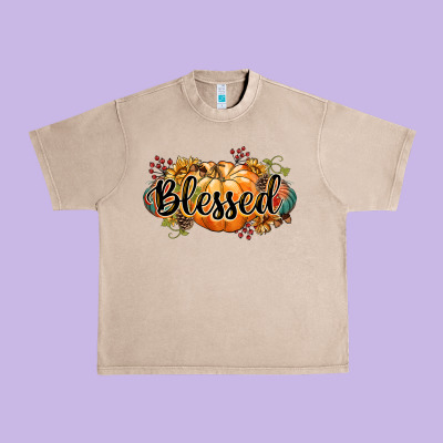 Blessed Urban Heavy Tee Designed By Cowgirlartshop