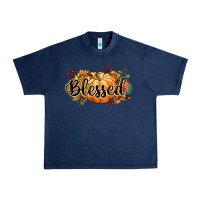 Navy blessed Urban Heavy Tee - CowGirlArtShop