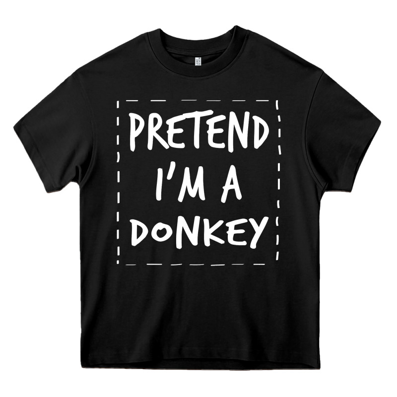 Pretend I M A Donkey Halloween Costume Heavy Core Tee by trangStudio | Teevron