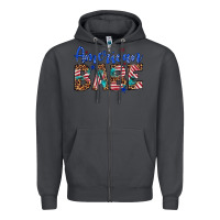 Smoke american babe Zipper Hoodie - Artiststas