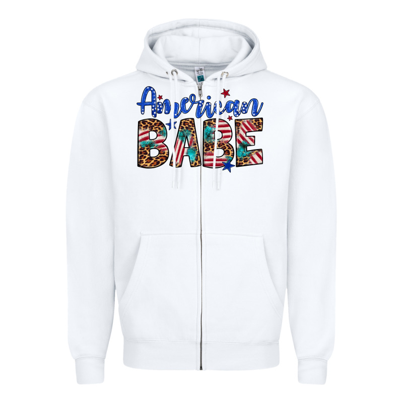 American Babe Zipper Hoodie by Artiststas | Teevron