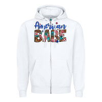 White american babe Zipper Hoodie - Artiststas