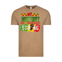 Vintage Coffee my history is strong Vintage Tee - CowGirlArtShop