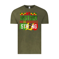Vintage Olive my history is strong Vintage Tee - CowGirlArtShop