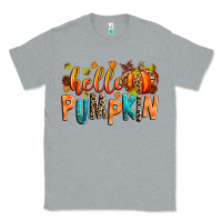 Heather Grey Hello pumpkin Classic Tee - RanaPortraitStore