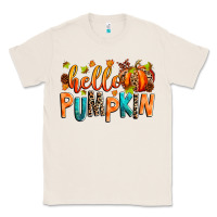 Natural Hello pumpkin Classic Tee - RanaPortraitStore