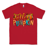 Red Hello pumpkin Classic Tee - RanaPortraitStore