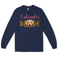 Navy labrador mom Long Sleeve Tee - Jasminsmagicworld