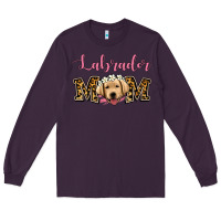 Plum labrador mom Long Sleeve Tee - Jasminsmagicworld