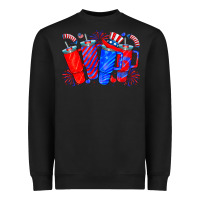 Black american obsessive cup Heavyweight Sweatshirt - CowhideDigitalArt