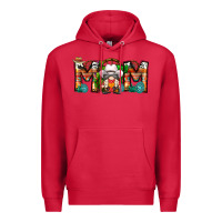 Cardinal Mom Cowboy Gnome Premium Hoodie - CowhideDigitalArt