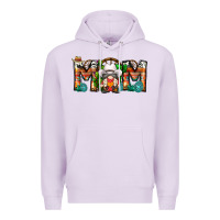 Lilac Mom Cowboy Gnome Premium Hoodie - CowhideDigitalArt