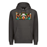 Smoke Mom Cowboy Gnome Premium Hoodie - CowhideDigitalArt