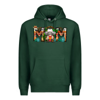 Sports Green Mom Cowboy Gnome Premium Hoodie - CowhideDigitalArt