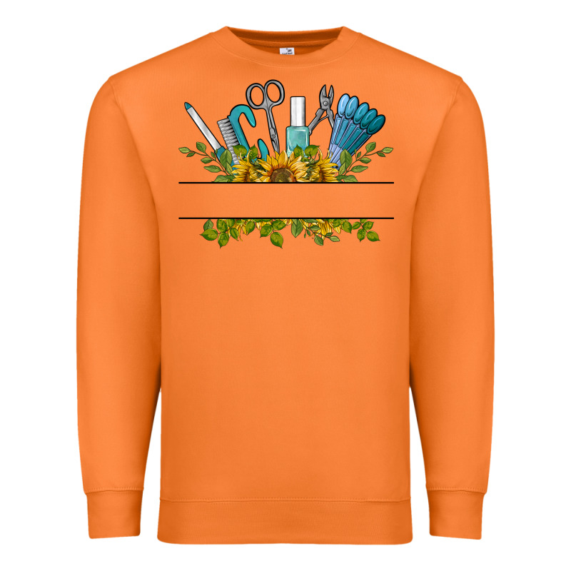 Customize Nail Tools With Sunflower Premium Sweatshirt by BarkalooDesign | Teevron