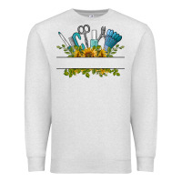 Oatmeal Heather customize nail tools with sunflower Premium Sweatshirt - BarkalooDesign