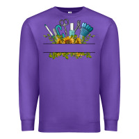 Purple customize nail tools with sunflower Premium Sweatshirt - BarkalooDesign