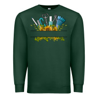 Sports Green customize nail tools with sunflower Premium Sweatshirt - BarkalooDesign