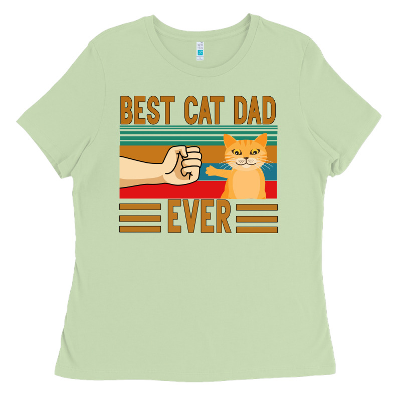 Best Cat Dad Ever Ladies Tee by Bettercallsaul | Teevron