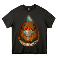 Asphalt leopard bullskull teardrop earrings Heavy Core Tee - Jasminsmagicworld