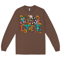 Chestnut nurse life Long Sleeve Tee - OliviaCreatesArt