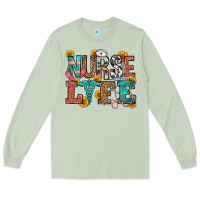Matcha nurse life Long Sleeve Tee - OliviaCreatesArt