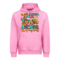 Fuchsia Pink jesus is the anchor of my soul Urban Hoodie - AdoDesignShop