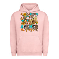 Pigment Salmon jesus is the anchor of my soul Urban Hoodie - AdoDesignShop