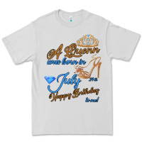 Dove Grey A Queen Was Born In July 24th Happy Birthday Premium Tee - Bettercallsaul