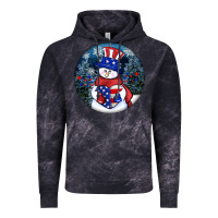 Patriotic Snowman Ornament 4th Of July Vintage Hoodie | Teevron