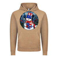Vintage Coffee Patriotic snowman ornament 4th of july Vintage Hoodie - HowdyJamesFarm