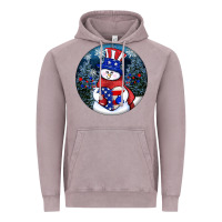 Vintage Zinc Patriotic snowman ornament 4th of july Vintage Hoodie - HowdyJamesFarm