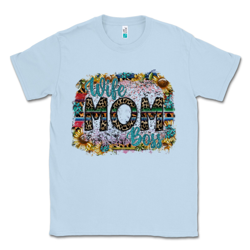 Wife Mom Boss Classic Tee by SublimationCraftShop | Teevron
