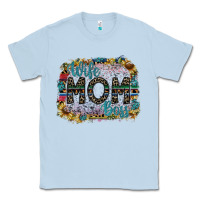 Dusty Blue wife mom boss Classic Tee - SublimationCraftShop