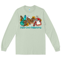 Matcha peace love phlebotomy Long Sleeve Tee - OliviaCreatesArt