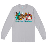 Moon Dust peace love phlebotomy Long Sleeve Tee - OliviaCreatesArt
