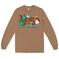 Toasted Coconut peace love phlebotomy Long Sleeve Tee - OliviaCreatesArt