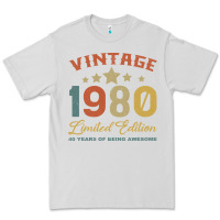 Dove Grey Vintage 1980 Clothes 40 Years Old Retro 40th Birthday Premium Tee - Bettercallsaul