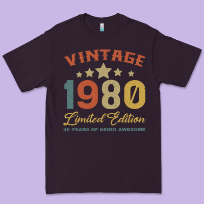 Vintage 1980 Clothes 40 Years Old Retro 40th Birthday Premium Tee Designed By Bettercallsaul