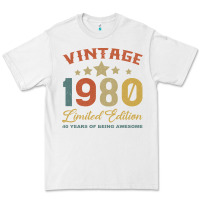 White Vintage 1980 Clothes 40 Years Old Retro 40th Birthday Premium Tee - Bettercallsaul