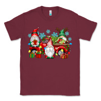 Burgundy christmas gnome truck Classic Tee - texasbilliewilder
