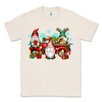 Natural christmas gnome truck Classic Tee - texasbilliewilder