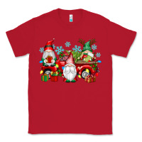 Red christmas gnome truck Classic Tee - texasbilliewilder