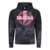 Cloud Black Mama leopard background Mother's Day Vintage Hoodie - CowGirlArtShop